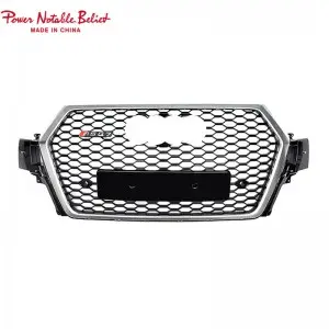 RSQ7 SQ7 radiator honeycomb grill for Audi Q7 SQ7 2016-2019 front bumper grille