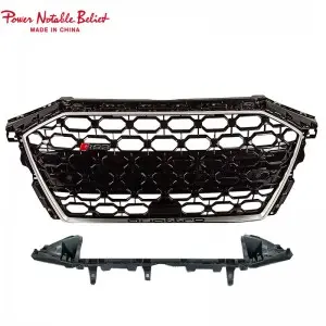 S3 RS3 style car grille for Audi A3 S3 8Y front hood grille with bracket