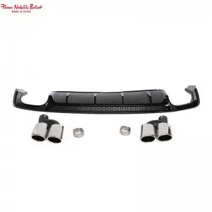 Audi A5 rear diffuer pipe modify to S5 style RS5 b9 2017-2019