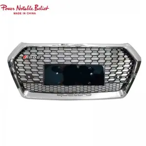 RSQ5 SQ5 style grill for Audi Q5 SQ5 B9 honeycomb front grille