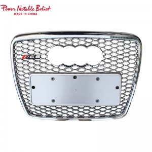 Audi A6 C6 A6L to RS6 mesh S6 grill front bumper auto grille
