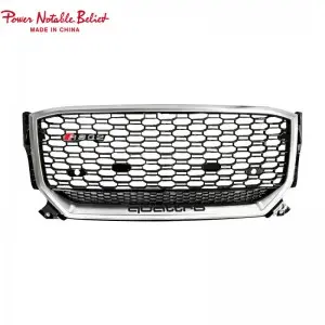 SQ2 RSQ2 front bumper grille for Audi Q2 Q2L 2018-2020 center honeycomb grill quattro