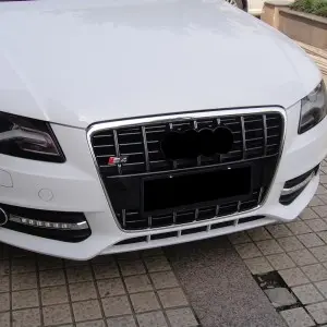 RS4 front grill for Audi A4 S4 B8 honeycomb mesh bumper grille RS quattro