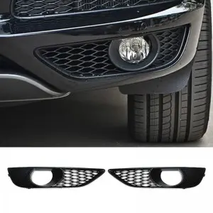 Front Lower Bumper Fog Light Grille Grill Cover For Audi Q7 06-15