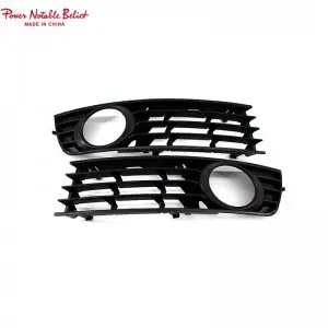 RS4 B6 LED Front Fog lamp grill for Audi A4 S4 sline honeycomb Sline 01-04