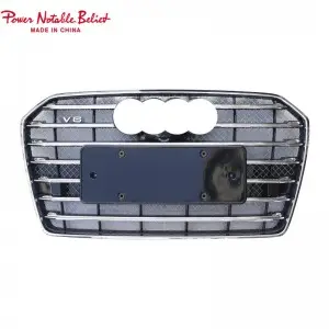 C7 PA RS6 front bumper grill for Audi A6 S6 C7.5 quattro grille