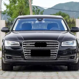 Fog Light Grill For Audi S-line A8 D4 PA 15-18 Fog Lamp Grill Racing