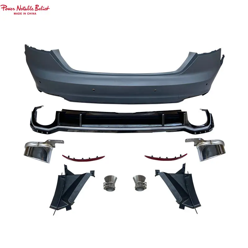 Audi RS5 B9 rear bumper with pipe for audi A5 S5 b9 2017-2019