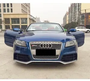 RS5 front grill for Audi A5 S5 B8 front bumper grille with lower frame quattro