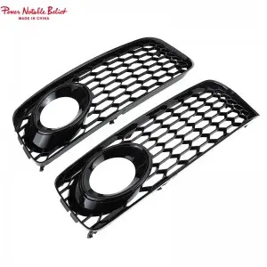 Honeycomb fog lamp grill for Audi A5 B8 S-line S5 09-11