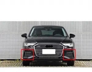 Front Bumper Fog Light Lamp Grill cover Grille for Audi A6 C8 C8PA 20-25