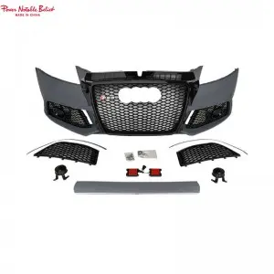 RS3 Auto Body kit For Audi A3 S3 8P bumper with grill front lip Sedan Hatchback