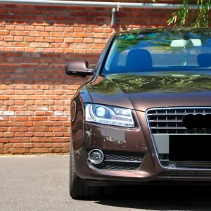 Honeycomb fog lamp grill for Audi A5 B8 S-line S5 09-11