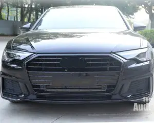 RS6 front bumper grille for audi A6 A6L S6 C8 honeycomb grill