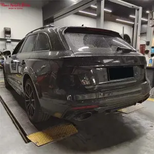 Audi RS4 rear bumper diffuser pipe for Audi A4 allroad 20-24