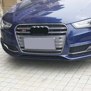 RS5 style front bumper grill for Audi A5 S5 B8.5 honeycomb grill RS frame quattro