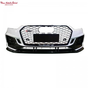 Audi RS5 B9 style body kits front bumper with front grill and lip for A5 2017-2019