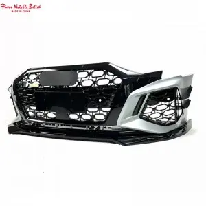 RS3 front Bodykit for Audi A3 S3 8Y Front Bumper with grill front lip diffuser tailpipe
