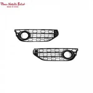 Audi A4 S4 B8 Front Fog lamp grill honeycomb sline fog light cover 08-12