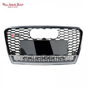 RS7 S7 front bumper grille quattro For Audi A7 S7 C7 center honeycomb grill