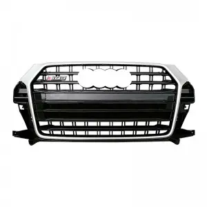 RSQ3 SQ3 ABS auto grille for Audi Q3 2016-2019 radiator honeycomb grills front bumper grill