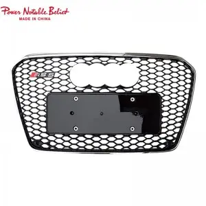 RS5 style front bumper grill for Audi A5 S5 B8.5 honeycomb grill RS frame quattro