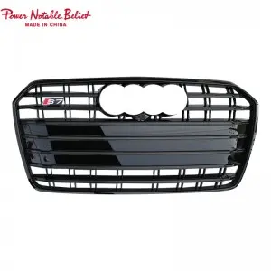 RS7 auto front grille for Audi A7 S7 C7.5 ABS material honeycomb car grill