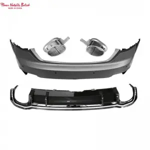 Audi RS5 B9 rear bumper with pipe for audi A5 S5 b9 2017-2019