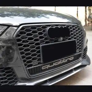 RS6 Front grill for Audi A6 S6 C7 center honeycomb grille