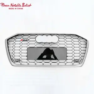 RS6 front bumper grille for audi A6 A6L S6 C8 honeycomb grill