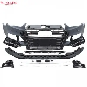RS3 style bodikit for Audi A3 S3 8V Bumper With grill front lip