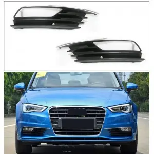 Audi fog grill S-line A3 S3 honeycomb A3 fog lamp cover for Audi A3 13-16