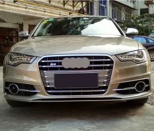 Fog Light Cover SET 12-15 for Audi A6 C7 Fog Lamp Grille