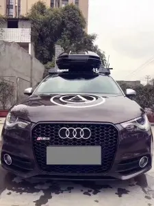 RS1 front grill for Audi A1 S1 8X 2011-2015 honeycomb hood bumper grille