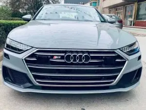 RS7 hood grill for Audi A7 S7 C8 with ACC front bumper center grill