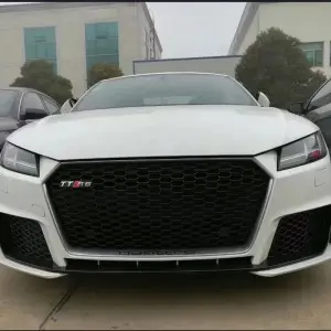 TTRS TTS facelift mesh grille for Audi TT TTS MK3 FV 8S front bumper grille 2015-2019