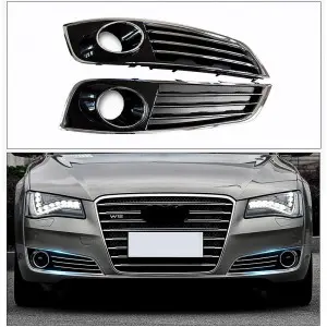 Audi Front Bumper Fog Light Grill Cover Racing Grills For AUDI A8 S8 D4