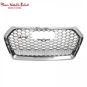 RSQ5 SQ5 style grill for Audi Q5 SQ5 B9 honeycomb front grille