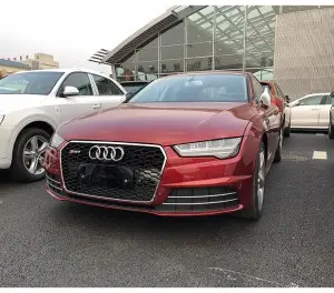 RS7 auto front grille for Audi A7 S7 C7.5 ABS material honeycomb car grill