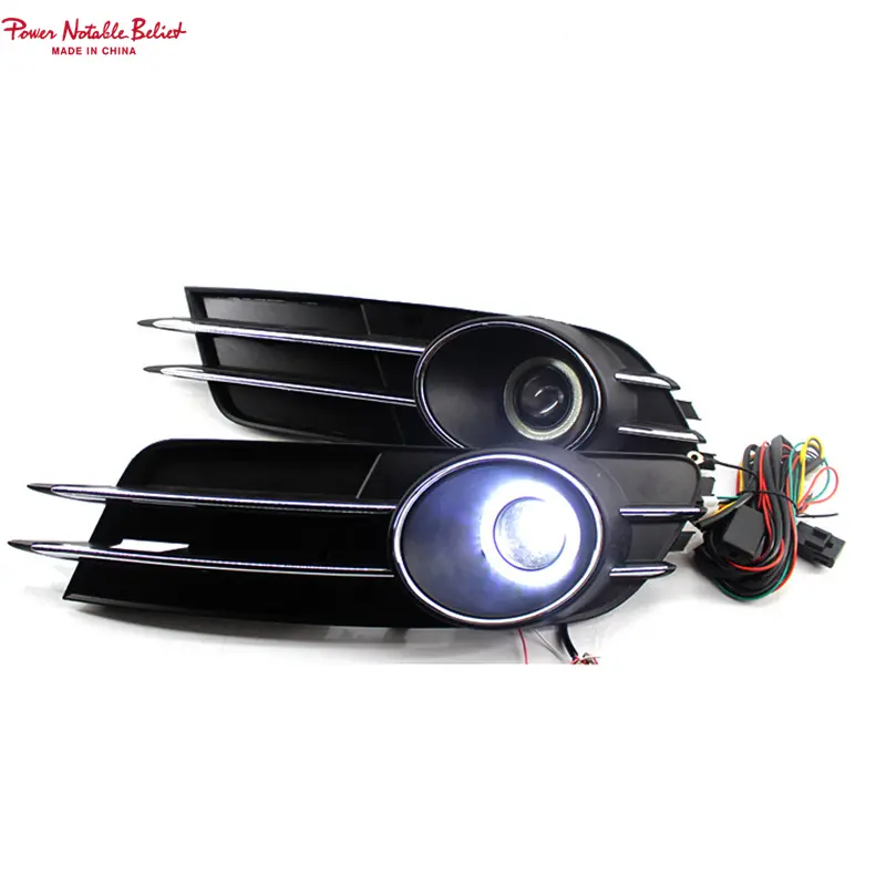 Fog Light Cover SET 12-15 for Audi A6 C7 Fog Lamp Grille (1)