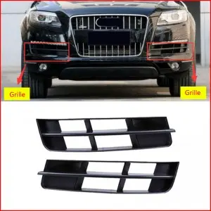 Front Lower Bumper Fog Light Grille Grill Cover For Audi Q7 06-15