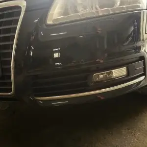 HONEYCOMB Front Bumper Fog Light Lamp Grille Cover For Audi A6 C6 S-Line 09-11