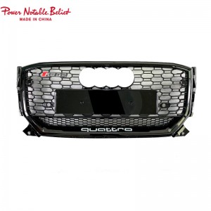SQ2 RSQ2 front bumper grille for Audi Q2 Q2L 2018-2020 center honeycomb grill quattro