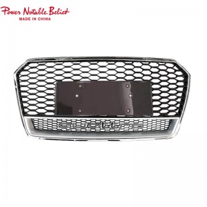 RS7 auto front grille for Audi A7 S7 C7.5 ABS material honeycomb car grill