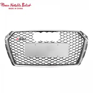 S4 RS4 car grill for Audi A4 S4 B9 honeycomb front bumper grille facelift auto grills