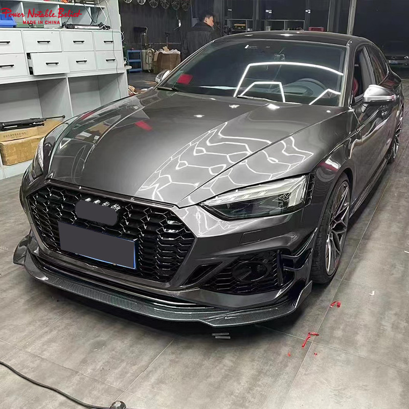 Audi A5 B9 full body kits upgrade to B9.5 RS5 style bumper diffuser grill front lip 20-24 11
