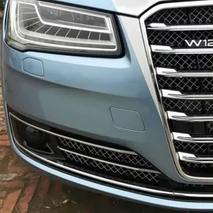 Fog Light Grill For Audi S-line A8 D4 PA 15-18 Fog Lamp Grill Racing