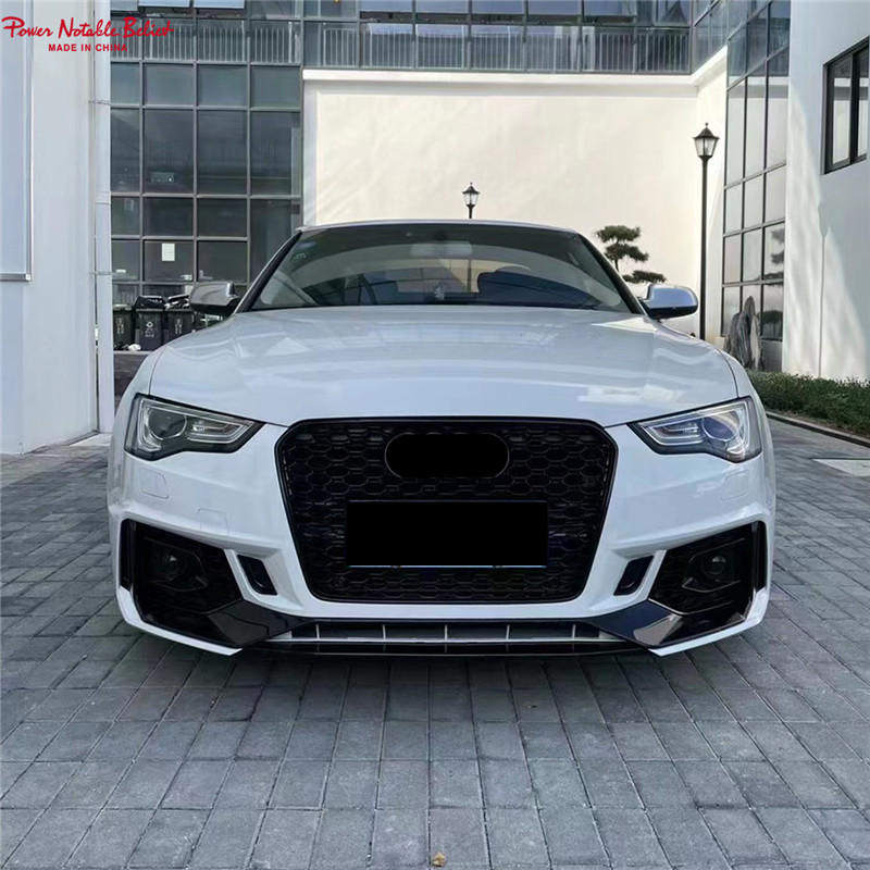 Audi A5 B8.5 change to RS5 B9 front bumper with grill for audi A5 12-16 3