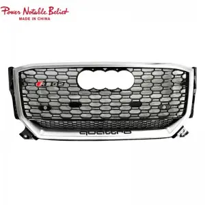 SQ2 RSQ2 front bumper grille for Audi Q2 Q2L 2018-2020 center honeycomb grill quattro