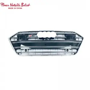 RS7 hood grill for Audi A7 S7 C8 with ACC front bumper center grill